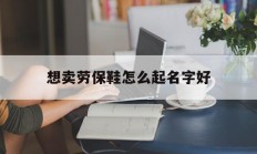 想卖劳保鞋怎么起名字好_(想卖劳保鞋怎么起名字好听)