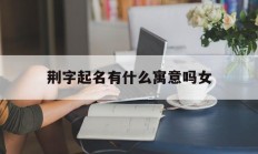 荆字起名有什么寓意吗女_(荆字起名有什么寓意吗女孩)