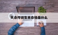 天命传说生肖命格是什么_(八字命格中最好的命格)