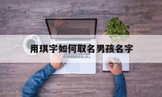 用琪字如何取名男孩名字_(用琪字如何取名男孩名字好听)