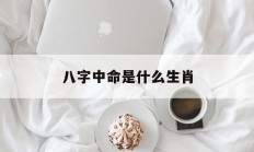 八字中命是什么生肖_(八字中命是什么生肖呢)
