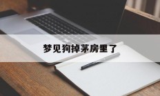 梦见狗掉茅房里了_(梦见狗掉茅房里了什么预兆)